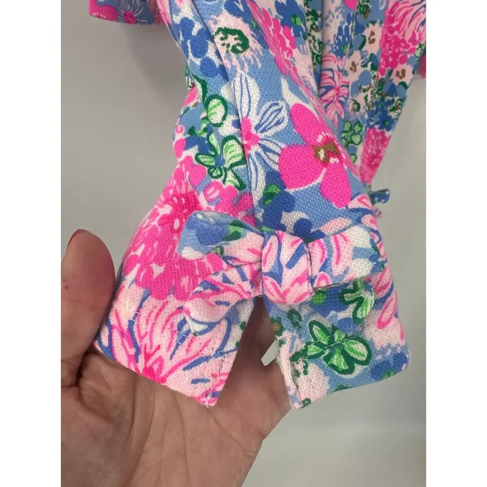 LILLY PULITZER Lil Soiree All Day Shift Dress Size medium (6-7) Bright Pink